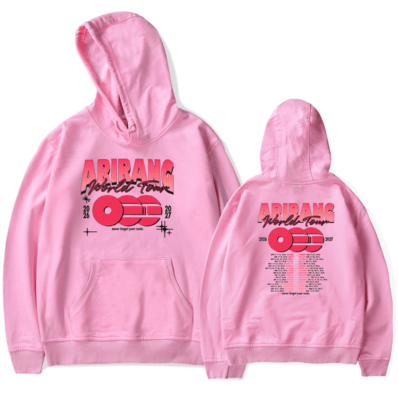 Arirang World Tour 2026 Merch Hoodie Sweatshirt Streetwear Unisex Winter&Spring Casual Fashion Pullovers