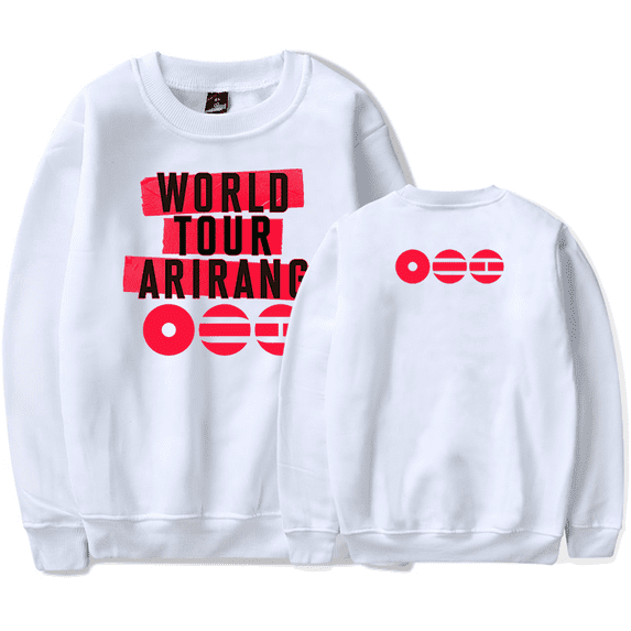 Arirang World Tour Merch Crewneck Sweatshirts Winter Unisex Fashion ...