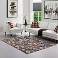 thumbnail image 1 of Modway Arisa Geometric Hexagon Mosaic 8x10 Area Rug in Multicolored, 1 of 5