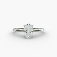 thumbnail image 1 of Arise Jewel 1.6 Ct Moissanite Oval Excellent Cut Wedding Ring for Women's - 14K White Gold Plated Anniversary Ring - Daily Wear Ring for Her- Engagement Rings - Anniversary Gifts for Wife, 1 of 4