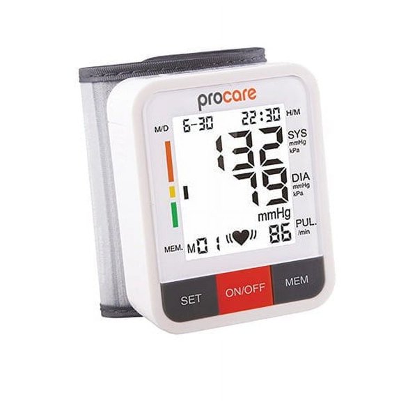 Arise Medical Procare Automatic Wrist Blood Pressure Monitor -  5.3"  7.7"
