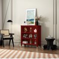 thumbnail image 1 of Greener Valley 3 Shelf Wide Bookcase - Red, 1 of 6