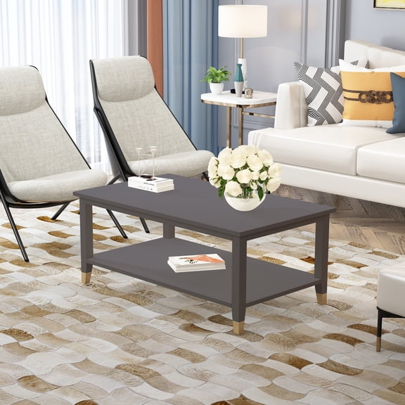 Greener Valley Coffee Table - Dark Grey
