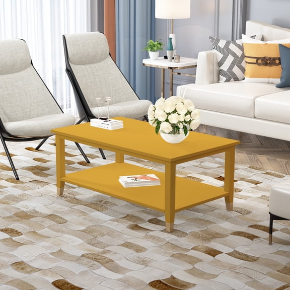 Greener Valley Coffee Table - Mustard
