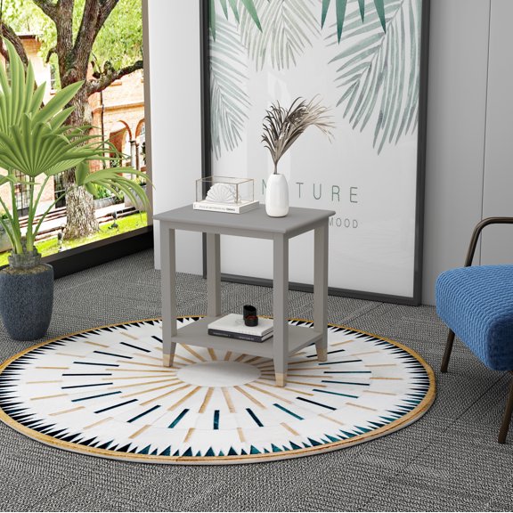 Greener Valley Side Table - Grey