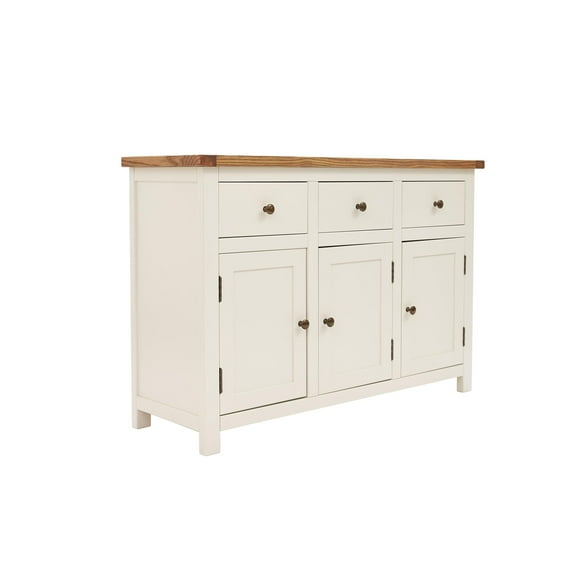 Greener Valley Solid Wood Long Sideboard, Traditional Style, 47" x 16" x 32"