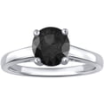 thumbnail image 1 of Arista 1.0 Ct T.w. Sterling Silver Black Diamon, 1 of 4