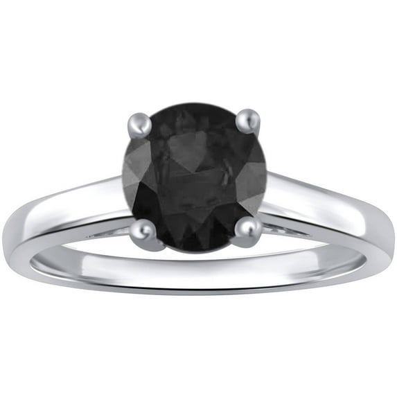 Arista 1.0 Ct T.w. Sterling Silver Black Diamon