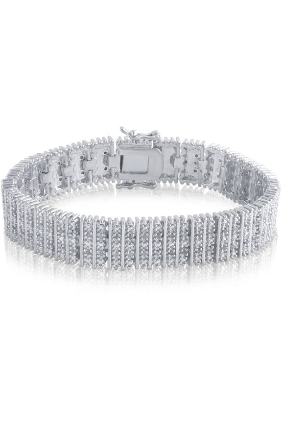 Arista 1.00 Carat T.w Diamond Silvertone Coloum