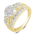 thumbnail image 1 of Arista 1/2 Carat T.W Diamond Miracle Plate 10K Yellow Gold Engagement Ring, 1 of 4