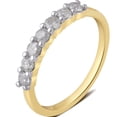 thumbnail image 1 of Arista 1/2 ct Round White Diamond Women's Classic Prong Set Wedding Band in 10K Yellow Gold (I-J, I2-I3), 1 of 3