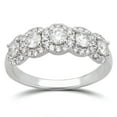 thumbnail image 1 of Arista 1.50 ct Round 5 Swarovski Stone Engagement Ring in Sterling Silver, 1 of 4