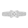 thumbnail image 1 of Arista 2.00 Carat T.W. Cubic Zirconia Split Shank Engagement Ring in Sterling Silver, 1 of 4