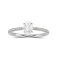 thumbnail image 1 of Arista 2-5/8 Carat T.W. Oval Swarovski Diamonds White Solitaire Engagement Ring in Sterling Silver, 1 of 3