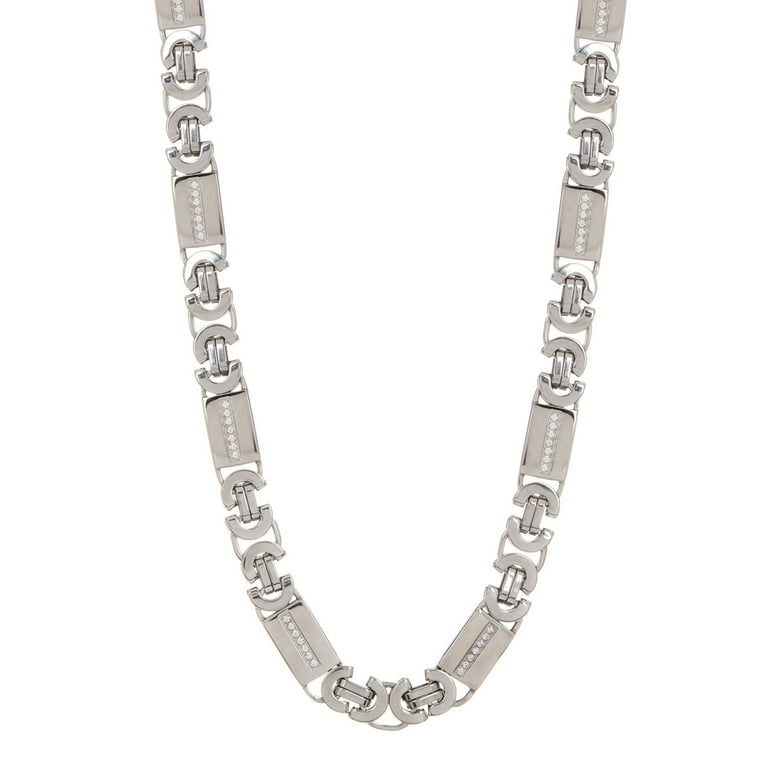 Men's cubic deals zirconia necklaces