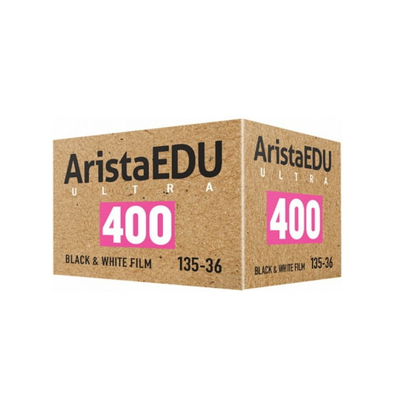 Arista EDU Ultra 400 B&W Negative Film, 35mm Roll Film, 36 Exposures
