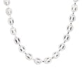 thumbnail image 1 of Arista Men's Stainless Steel Puff Mariner Link Chain Necklace, 24", 1 of 3