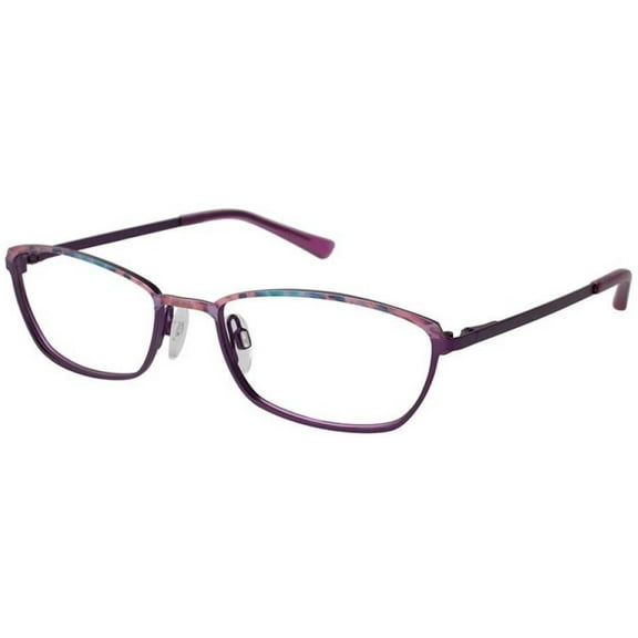 NEW ARISTAR 18430 WOMENS/LADIES CAT EYE FULL-RIM PURPLE CAT EYE SIMPLE DURABLE VISION CARE CUTE FRAME DEMO LENSES 53-17-135 FLEXIBLE HINGES EYEGLASSES/GLASSES
