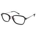 thumbnail image 1 of NEW ARISTAR 18651 MENS DESIGNER FULL-RIM BLACK ULTIMATE COMFORT UNIQUE DESIGN DURABLE FRAME DEMO LENSES 51-19-135 SPRING HINGES EYEGLASSES/EYEWEAR, 1 of 9