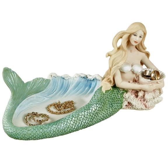 Aristelle Mermaid Accent Multi Pastel 12 in wide x 6 in deep x 6 in high