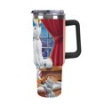thumbnail image 1 of The Aristocats 40 Oz Tumbler With Handle And Straw, Stainless Steel Vacuum Travel Mug, Double Wall Vacuum Insulated Tumbler With Lid, Water Bottle for Gifts Party Office Coffee, 1 of 8