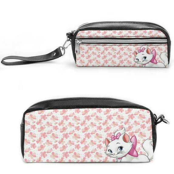 The Aristocats Big Capacity Pencil Case, Large Capacity Aesthetic Pencil Pouch Stationery Organizer Pen Case with Zipper, Pencil Case for Office Supplies