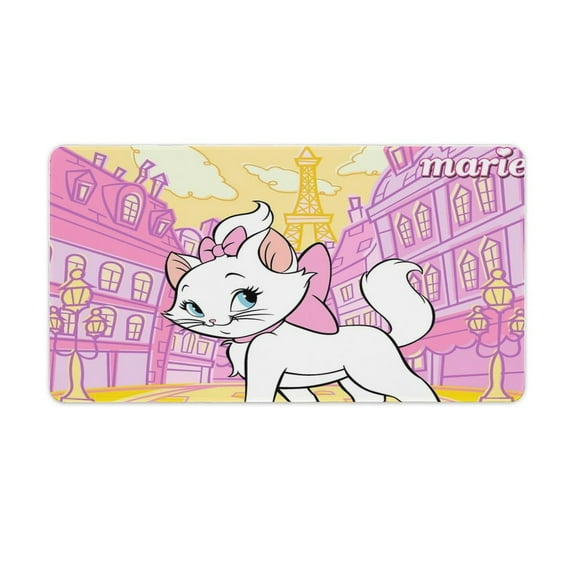 The Aristocats Gaming Mouse Mat Large Mouse Mat Extended Mouse Pad Desk Mat Non-Slip Rubber Mice Pads Stitched Edges for Computer, Office, Keyboard And Laptop