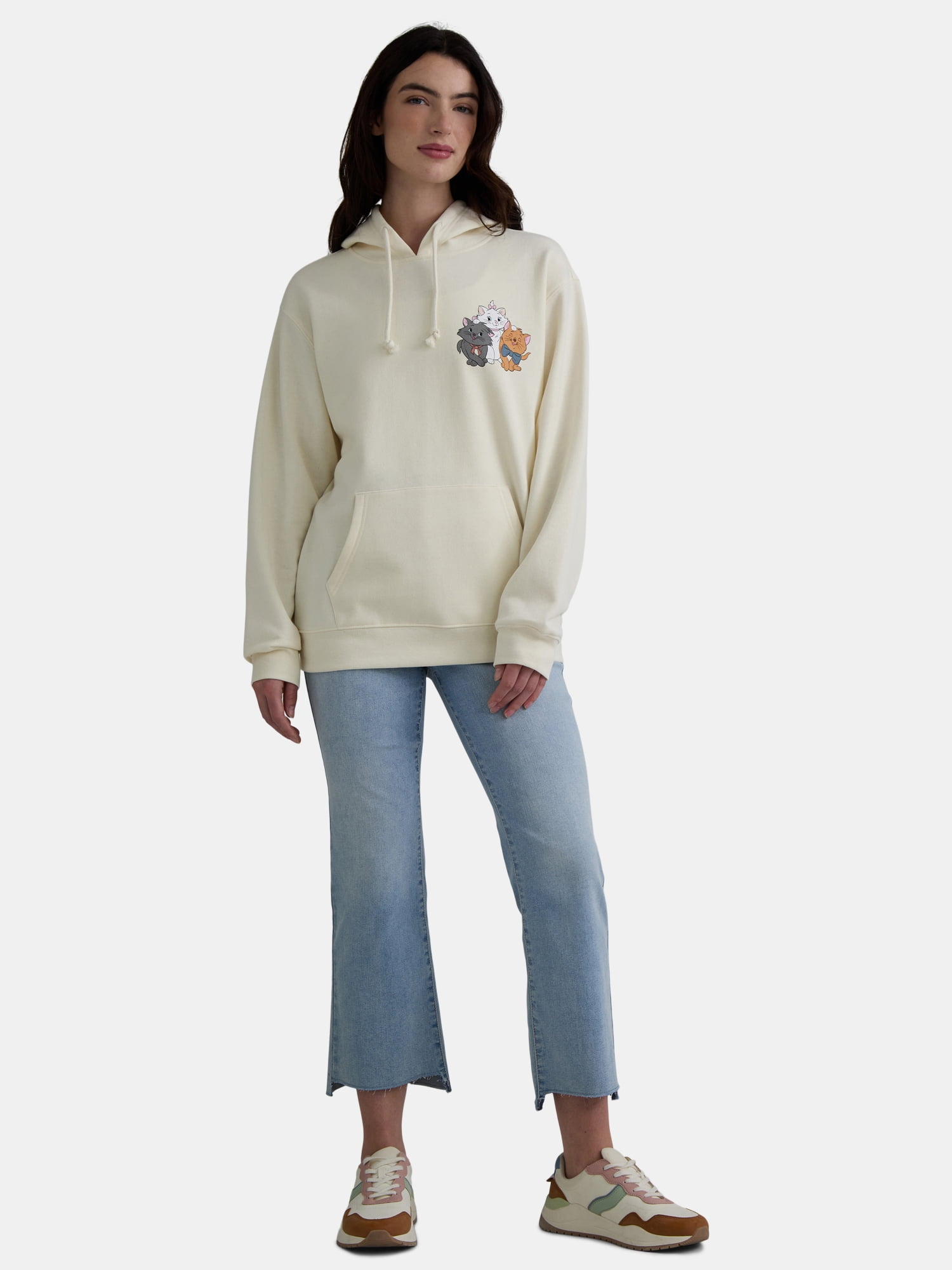 Aristocats Women’s Graphic Hoodie, Sizes XXS-XXL