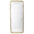 thumbnail image 1 of Aristocrat Collection White w/ Gold Rim Rectangular Narrow Trays 2ct., 1 of 1