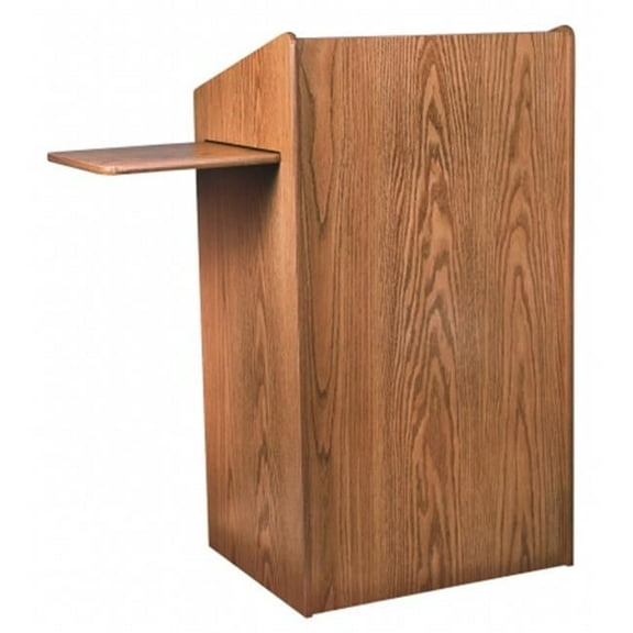 Aristocrat Floor Lectern- Kd-Medium Oak
