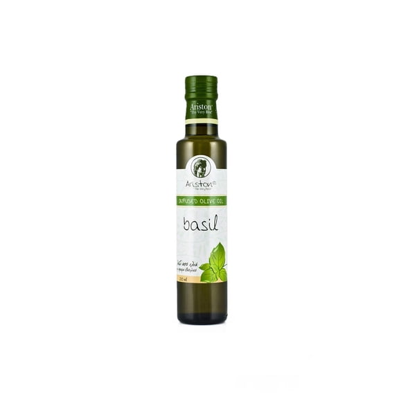 Ariston Basil-Infused Extra Virgin Olive Oil Fresh Aromatic (8.45 fl. oz.)