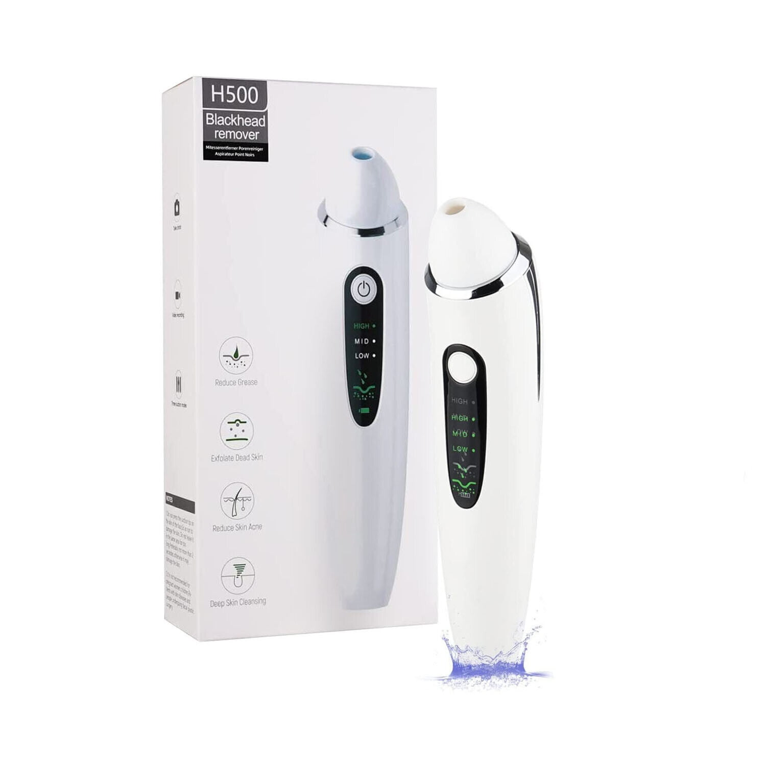 Aristorm Blackhead Remover Vacuum with Camera, Facial and Nose Pore