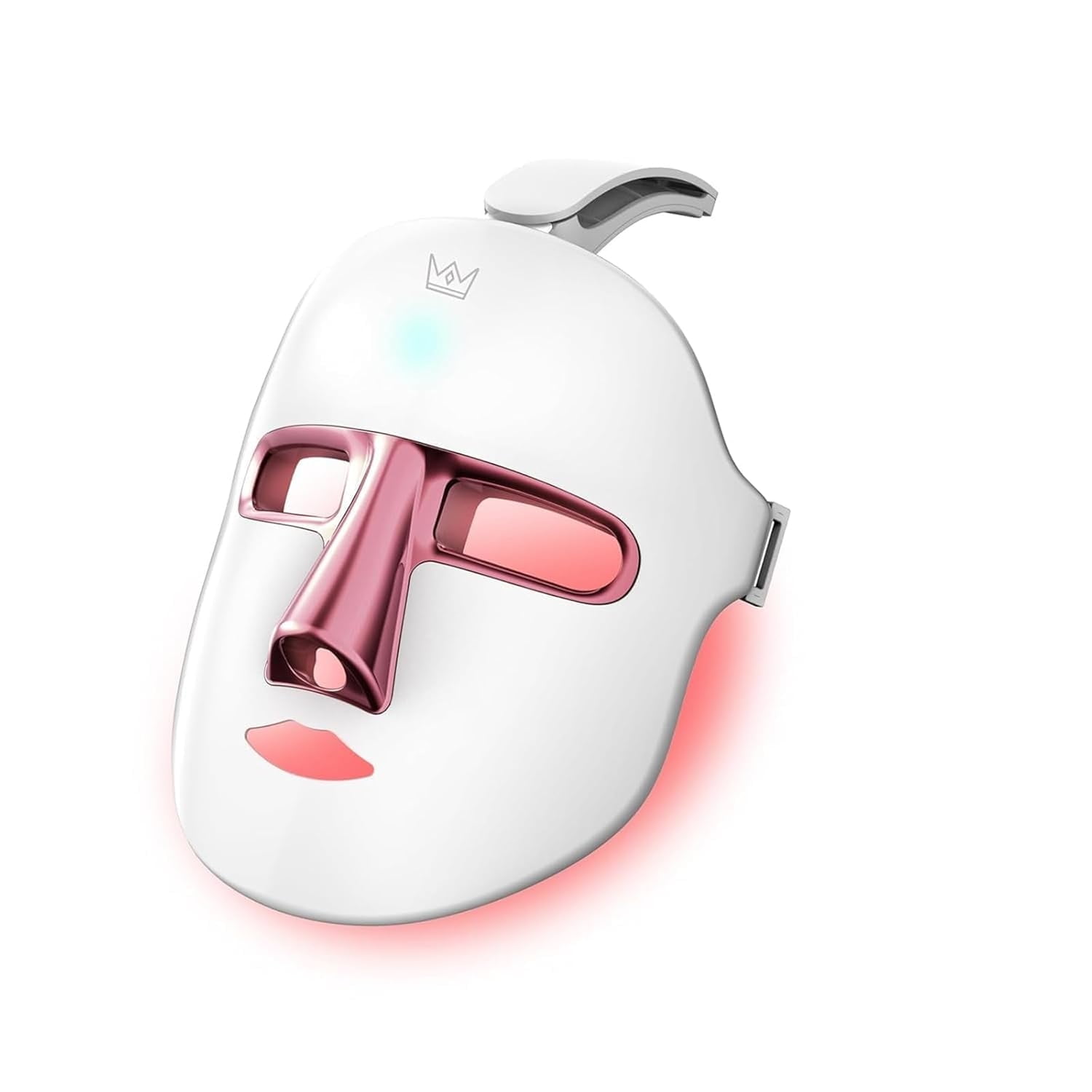 RUTAWZ LED Face Mask - 7 Color Light Therapy for Facial Skin Care, Wrinkle Reduction and Acne Improvement