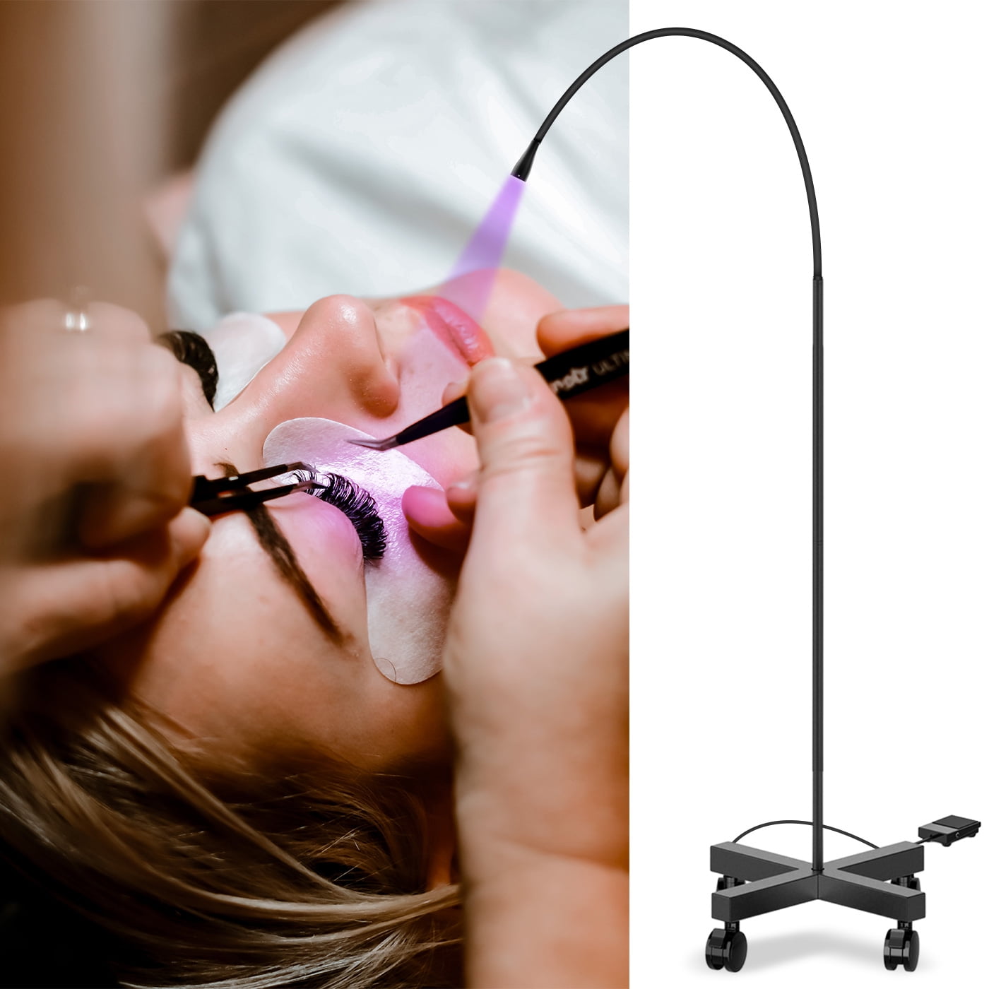 Led Floor Lamp For Eyelash Extensions Craft Task Lamps Floor - Temu