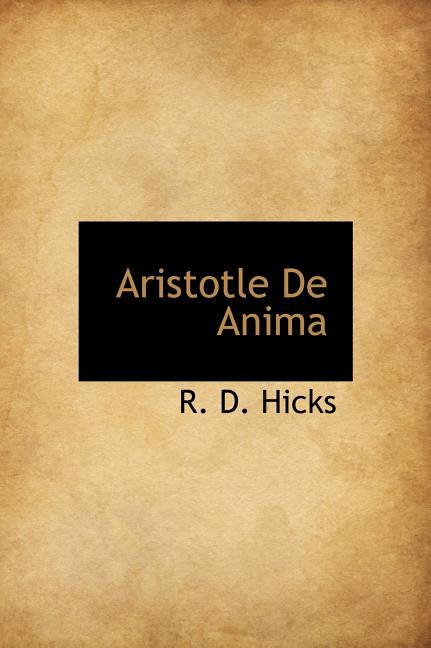 Aristotle de Anima (Hardcover) - Walmart.com