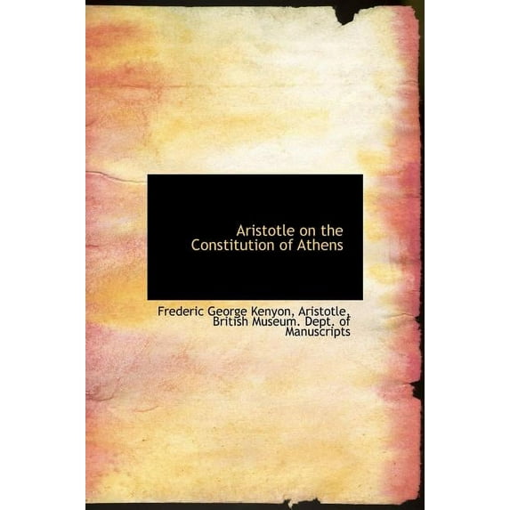 Aristotle on the Constitution of Athens (Hardcover)