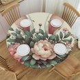 Aristuring Bunny Ears Floral Arrangement Round Table Cover 100