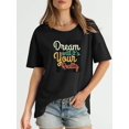 thumbnail image 1 of Aristuring Classic Crew Neck T-Shirt Plus Size Graphic Women's Wear Daily 5-Pack 4XL, 1 of 6