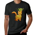 thumbnail image 1 of Aristuring Cute Cat Pineapple Men's T-Shirt Funny Graphic Tee Short Sleeve Top M, 1 of 3