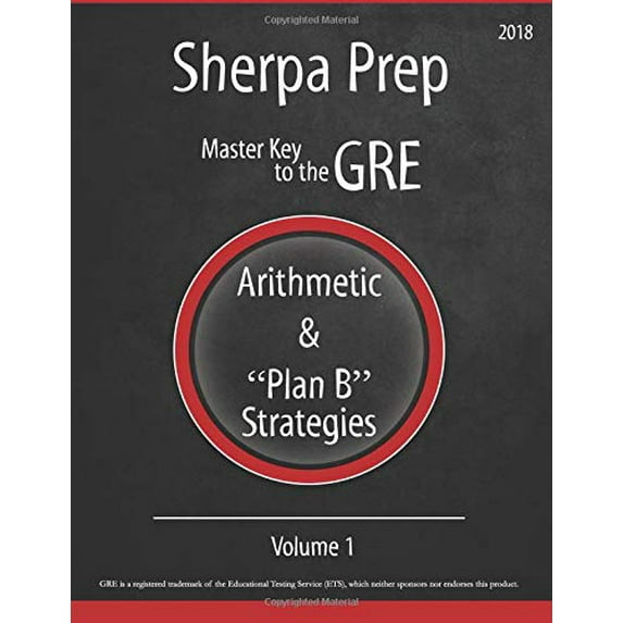 Pre-Owned Pre-Owned Arithmetic & "Plan B" Strategies: Volume 1 (Master Key to the GRE) Paperback