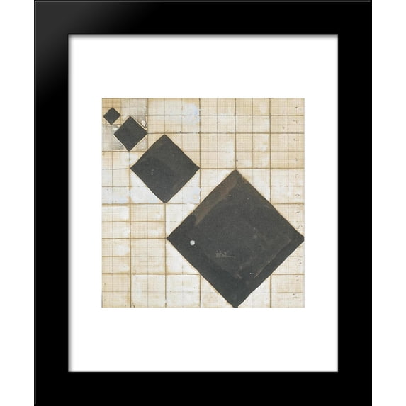 Arithmetic composition 20x24 Framed Art Print by Theo van Doesburg