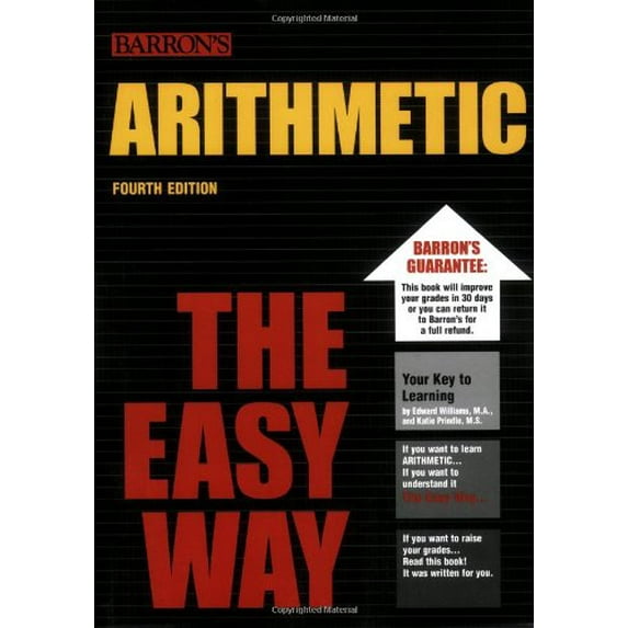 Pre-Owned Arithmetic the Easy Way (Barron's Easy Series) (Paperback) 0764129139 9780764129131