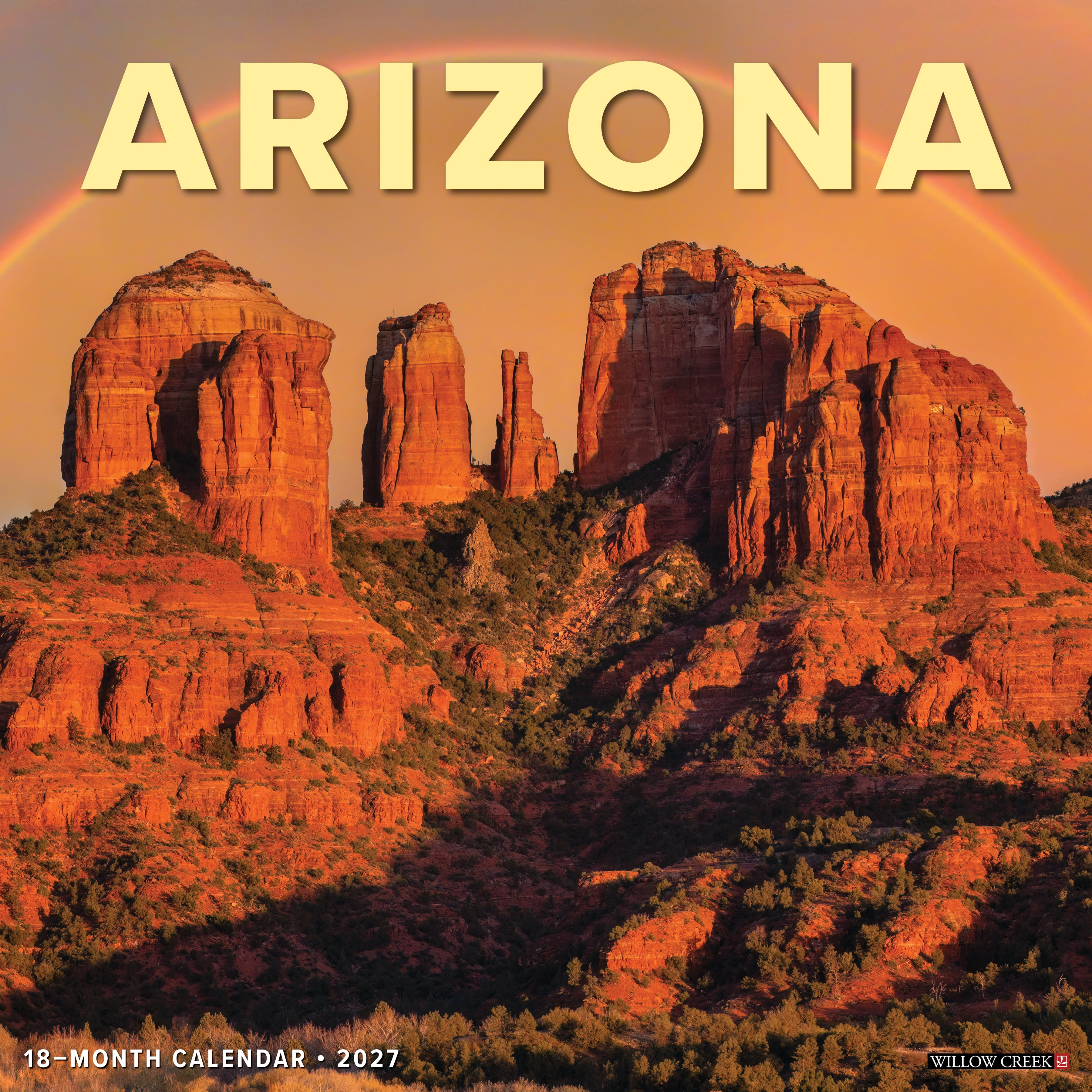 Willow Creek Press, Arizona 2027 Wall Calendar