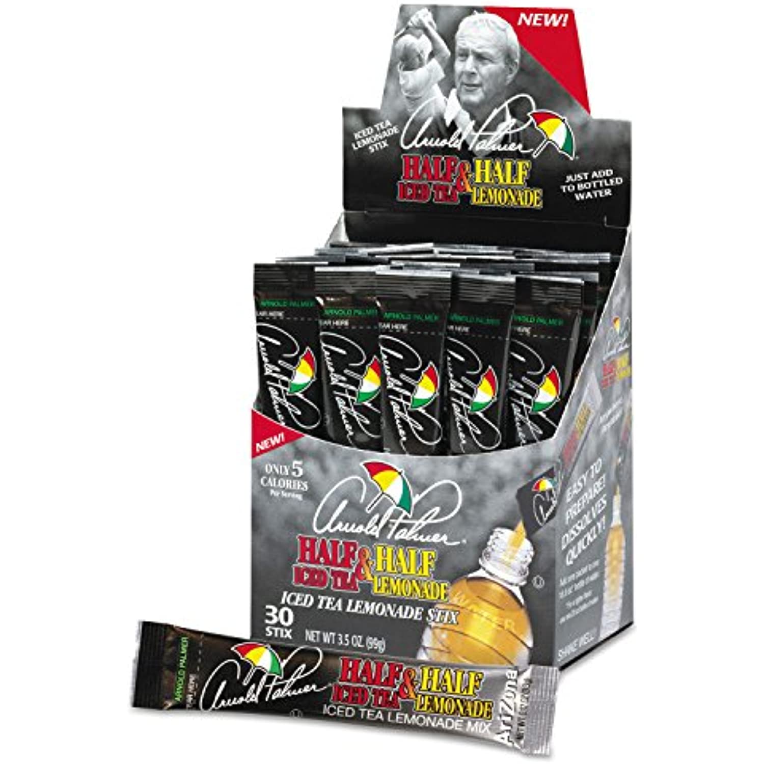 Arizona 72769 Arnold Palmer Half & Half Iced Tea Lemonade Powder Stix