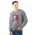 thumbnail image 1 of Arizona AZ Grand Canyon Cool Smurfs Sweatshirt for Men or Women Brisco Brands S, 1 of 6