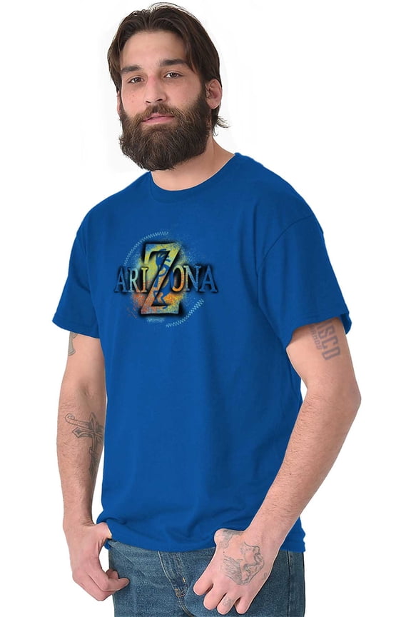 Arizona AZ Kokopelli Symbol Souvenir Men's Graphic T Shirt Tees Brisco Brands M
