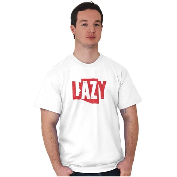 Arizona AZ Lazy Funny State Pride Men's Graphic T Shirt Tees Brisco Brands X