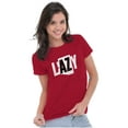 thumbnail image 1 of Arizona AZ Lazy Funny State Pride Womens Fitted Plus Size Graphic Tee Brisco Brands 3X, 1 of 4