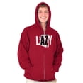 thumbnail image 1 of Arizona AZ Lazy Funny State Pride Zip Up Hoodie Men's Women's Brisco Brands S, 1 of 6