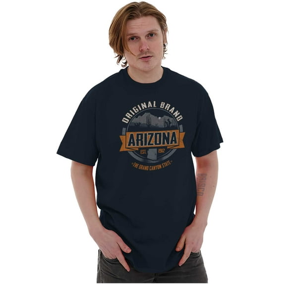 Arizona AZ Local Hometown State Pride Men's Graphic T Shirt Tees Brisco Brands X
